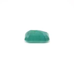 Handcrafted 8.1 Carat Synthetic Zambian Emerald Loose Gemstone Emerald Cut 8x10mm for Fine Jewelry - Product Image 3