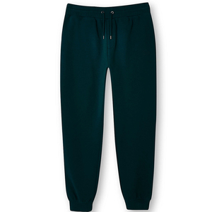 Ensemble de survêtement à capuche vert foncé pour homme, manches longues, couleur unie, tenue décontractée avec poches latérales, fermeture à cordon, coupe régulière - Product Image 2