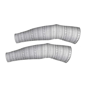 Manchons de cyclisme personnalisés grande taille, couleur unie, à compression, pour hommes, pour baseball et softball, vente chaude, OEM sur mesure - Product Image 5