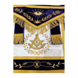 Wholesale <b>Apron</b> <b>Black</b> Soft Waterproof Material Soft And Comfortable Case For Masonic Regalia All Accessories And Products - Product Image 2
