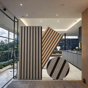 Competitively Priced MDF Solid Wood Slat <b>Wall</b> <b>Panels</b> <b>Sound</b> Proof Acoustic <b>Panels</b> Eco-Friendly Modern Design Decorative Features - Product Image 1