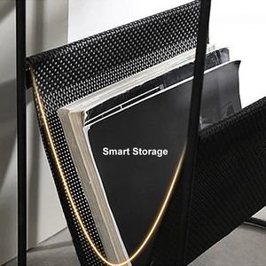 LINEA metal <b>side</b> <b>table</b> living room modern <b>side</b> <b>table</b> black metal <b>side</b> <b>table</b> <b>glass</b> top <b>side</b> <b>table</b> small <b>side</b> <b>table</b> sofa <b>side</b> - Product Image 3