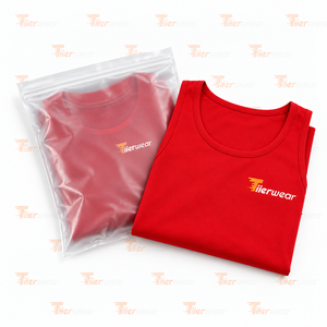 Tiierwear Men's <b>Red</b> Sleeveless Tank <b>Top</b> O-Neck Sporty Breathable Polyester Workout Gym <b>Vest</b> Front Logo Print Gm Tank <b>Tops</b> - Product Image 6
