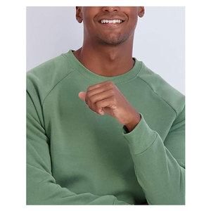 Sudadera de Felpa Suave para Hombre, Cuello Redondo, Estilo Deportivo, Cómoda y Cálida, Mezcla de Algodón Premium, Ropa Casual Urbana - Product Image 4