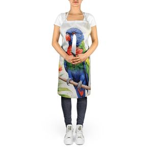 Large Multicolor Rainbow Lorikeet <b>Apron</b> Unisex Kitchen Server for Cooking Baking Crafts <b>Gardening</b> for Adults and Unisex - Product Image 5