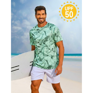 Camisetas de Pesca LADO SPORTS para Hombre, Manga Larga, Cuello Redondo, Spandex/Poliéster, UPF 50+, Anti-UV, Secado Rápido, Estampado por Sublimación - Product Image 2