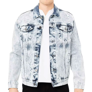 Latest Arrival High Street Men's <b>Denim</b> <b>Jacket</b> in Top Quality Breathable Top Stylish Warm <b>Denim</b> <b>Jackets</b> with <b>Custom</b> Logosize - Product Image 2