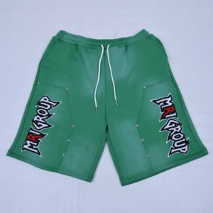 Conjunto Deportivo de Dos Piezas con Capucha de Algodón Personalizado de Alta Calidad para Hombre, Pantalones Cortos de Forro Polar de Secado Rápido - Product Image 6