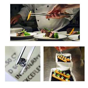 Wholesale Supply Bold Blossom <b>Kitchen</b> <b>Accessories</b> Cheap Stainless Steel Tongs Vinyl Coated Handle Dishwasher Safe for Serving - Product Image 3