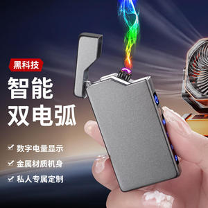 Dual Arc Metal Windproof Torch <b>Lighters</b> Luxury Design Best seller Wholesale with <b>Custom</b> LOGO Option Dericsson - Product Image 3