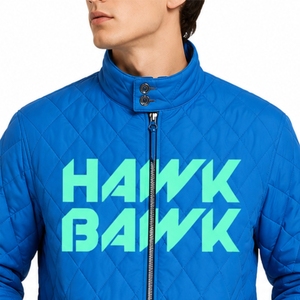 Chaqueta Casual Acolchada para Hombre, Estilo Moderno para el Día a Día, Chaqueta con Diseño de Diamantes, Ropa Casual Acolchada - Product Image 4