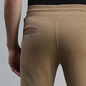 <b>Men's</b> 100% Cotton Fleece <b>Jogger</b> Pants Soft Elastic Waist Colorful <b>Slim</b> <b>Fit</b> Zipper Pocket Embroidered OEM Service Manufacturer - Product Image 5