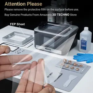 Film FEP 3D Techno transparent pour machine de sérigraphie, matériau d'impression de bijoux non adhésif, provenant du Gujarat - Product Image 2