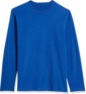 เสื้อยืดแขนยาวผู้ชายคุณภาพสูง พิมพ์ลาย สตรีทแวร์ ผ้าฝ้าย 100% ทรงหลวม สวมใส่สบาย ออกแบบโลโก้ได้ตามต้องการ - Product Image 4