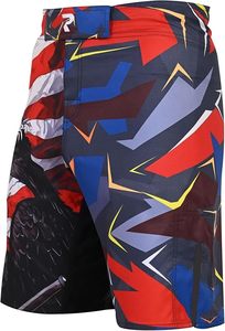 กางเกงขาสั้นสำหรับศิลปะการต่อสู้ผู้ชายคุณภาพสูง แห้งเร็ว ระบายอากาศได้ดี มีกระเป๋า กันน้ำ น้ำหนักเบา - Product Image 3