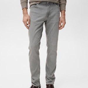 Jeans de Hombre al Por Mayor, Diseño Personalizado, Etiqueta Privada, Corte Recto, Ajustado, Casual, Elástico, 100% Algodón, de la Mejor Calidad, Precio de Fábrica - Product Image 2