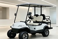 Carrito de Golf Elevado de 4 Plazas A627.2+2G, Vehículo Confiable de Baja Velocidad para Viajes Diarios Cortos en Villas Suburbanas