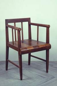 Silla de Madera de Olmo Antigua, Estilo Chino, Respaldo de Madera Maciza Original, Silla de Meditación, Sillón de Madera Antiguo - Product Image 6