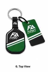 Durable Pickleball Keychain with Detailed Paddle and Ball Charm Premium Metal <b>Ring</b> for Everyday Use Sports Fans and Collectors - Product Image 3
