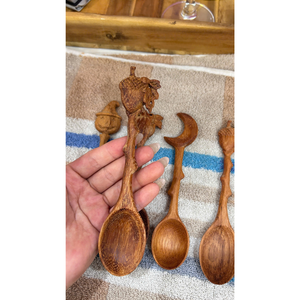 Wooden Cooking <b>Spoon</b> Natural Wood Kitchen Utensils For Mixing Stirring Serving Soup Rice And Daily Food Preparation - Product Image 3