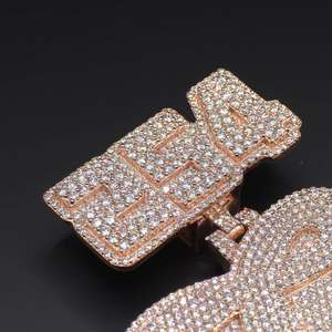 Collier pendentif en diamant moissanite de qualité supérieure pour femmes, idéal pour mariage, fête, fiançailles, disponible au meilleur prix du marché. - Product Image 4