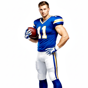 Royal Blue American Football Uniform Set <b>Top</b> Notch Quality Breathable Sportswear at Factory Sale Rate - Product Image 3