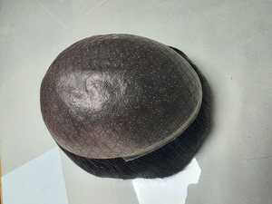 Taz Hair Bangladesh <b>Mens</b> Toupee Hair <b>Wig</b> with Skin Base 100% Density Remy Grade Kinky Straight and Deep Wave Styles - Product Image 2