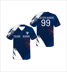 เสื้อเบสบอลลายพรางแบบซับลิเมชั่นสั่งทำพิเศษ แขนสั้น สำหรับผู้ใหญ่ 男女  ผ้าโพลีเอสเตอร์ซับเหงื่อ  พร้อมชื่อทีมและชื่อผู้เล่น - Product Image 1