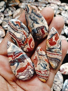 Cabujón de Jaspe Rosa Natural de Alta Calidad, Calidad AAA, Piedra Preciosa Pulida Suelta para Joyería, Lote de Piedras a Precio de Mayoreo - Product Image 4