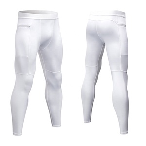 Customized Men Gym Leggings Running <b>Tights</b> Quick Dry Elastic Training Fitness Leggings Comfortable New Arrival Men Gym Leggings - Product Image 2