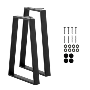 Easy Installation Trapezoid Steel <b>Table</b> <b>Legs</b> 16" Furniture <b>Legs</b> for DIY Coffee <b>Tables</b>, Desks, Night Stands EDPTBL009 - Product Image 6