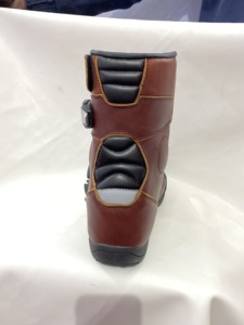 Tan Leather Motorbike Racing Shoes Motocross Biker <b>Boots</b> Original Leather - Product Image 4