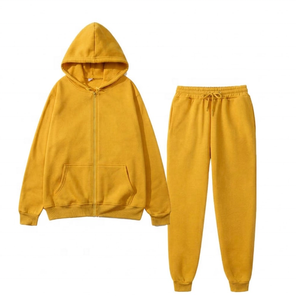 Ensemble de survêtement personnalisé avec sweat à capuche et pantalon de jogging en molleton premium, vêtements de sport, fabricant OEM, marque privée, vente en gros directe d'usine - Product Image 5