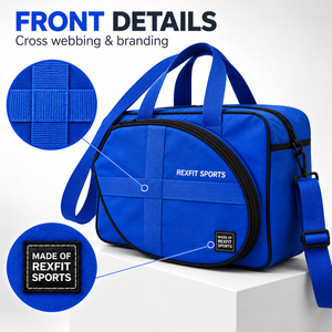 Bolsa de Raqueta de Squash Deportiva REXFIT, Diseño Personalizado con Cierre Curvo en la Parte Delantera y Correa de Hombro Ajustable - Product Image 3