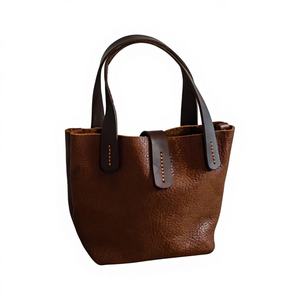 Bolso de Mano de Cuero Genuino para Mujer de Alta Calidad, con Dos Asas, Cierre de Cremallera, Gran Capacidad, Correa para el Hombro, Buena Calidad - Product Image 2