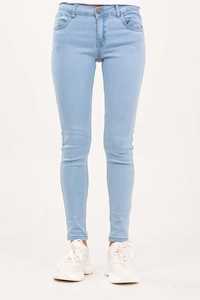 Nouveau pantalon décontracté pour femme, coupe ajustée, taille haute, jean classique bleu clair, élégant, intemporel, avec logo personnalisé - Product Image 4