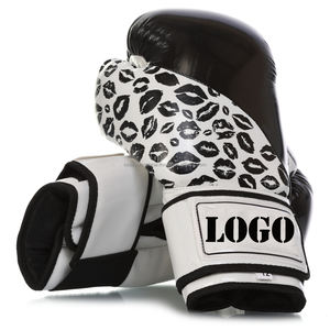 Guantes de boxeo de cuero Artificial para mujer, guantes de boxeo personalizados de marca privada, profesionales de alta calidad para entrenamiento de boxeo - Product Image 2