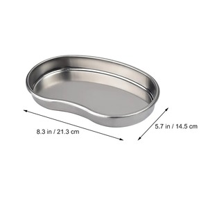 3 Bandejas Manuales de Acero Inoxidable en Forma de Riñón para Microblading de Cejas, Clínicas de Tatuajes, Laboratorios de Belleza y Uso Doméstico - Product Image 5