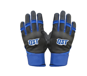 Guantes de Béisbol Profesionales para Receptor, Diseño de Logotipo Personalizado, Cuero Vacuno, Dedos Completos, Puño Largo Ajustable, Guantes Deportivos - Product Image 2