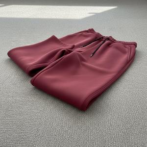 Pantalon de survêtement évasé surdimensionné personnalisé pour homme, 100 % coton, coupe ample, broderie, streetwear, automne-hiver - Product Image 2