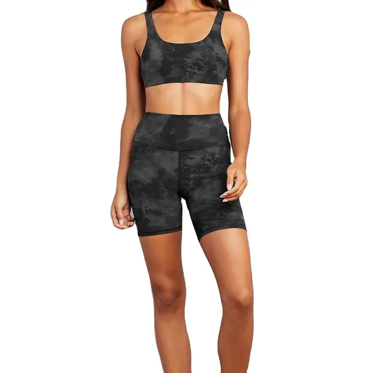Pantalon de Yoga et soutien-gorge de sport personnalisé pour femmes, bande sur mesure, Fitness, OEM, Spandex personnalisé avec Style Anti-Logo