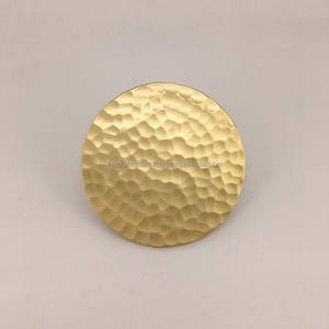 Sous-verre de table artisanal en laiton doré, écologique, 4x4 pouces, pour la décoration intérieure de luxe, vente en gros - Product Image 1