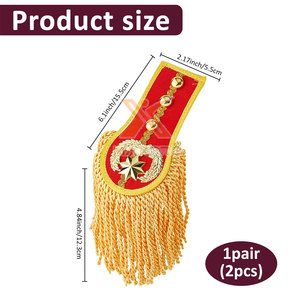 Accesorios de Vestimenta, Diseño Único, Nueva Llegada, Gran Venta, Epaulettes de Uniforme Ceremonial - Product Image 2