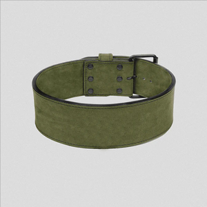 เข็มขัดยกน้ำหนักหนังแท้แบบปรับได้ รับน้ำหนักมาก 10 มม. พร้อมโลโก้สั่งทำพิเศษ ระบายอากาศได้ดี จัดส่งแบบดรอปชิป หัวเข็มขัดแบบคันโยก - Product Image 2