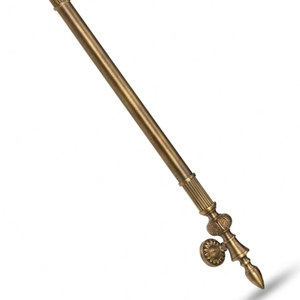 Poignée de porte en laiton de luxe de style impérial avec embout décoratif en forme de lance – Quincaillerie architecturale haut de gamme pour portes design - Product Image 2