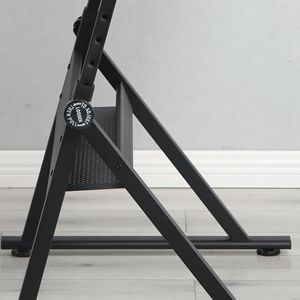 Tavolo da Disegno Regolabile in Vetro Temperato Nero con Sedia per Uso Ufficio - Product Image 4