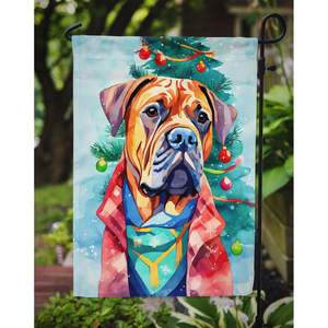 Dogue De Bordeaux, Bandera de jardín de Navidad, buzón Multicolor, pancarta decorativa para Patio, ilustraciones, camas de flores, letreros de césped - Product Image 3