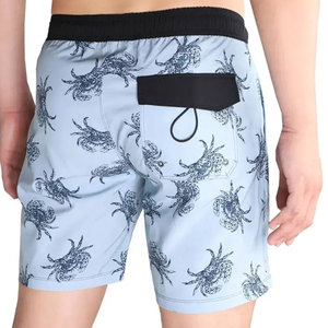 Shorts de bain en nylon personnalisés pour hommes, taille mi-haute, avec motifs décoratifs et poches, tailles XS à 6XL – Vente en gros, meilleur prix 2026 - Product Image 3