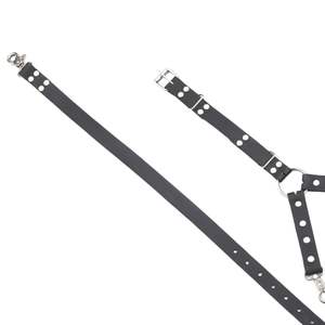 Sangle de bondage en peau de mouton en forme de Y avec une largeur de 4,5 cm, imprimée par transfert thermique, pour les entraves des poignets et des chevilles - Product Image 2