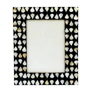 Cadre photo en nacre pour salon, chambre, bureau et accessoires décoratifs de luxe - Product Image 2